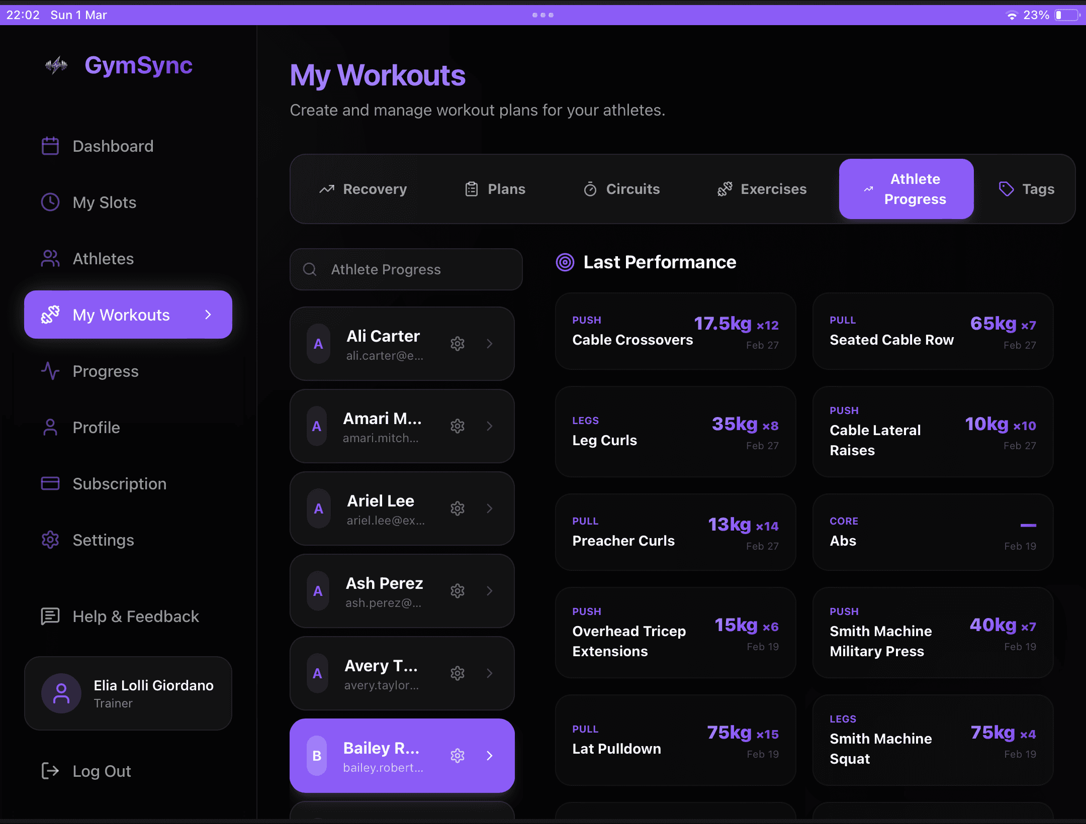 Athlete Evolution Desktop